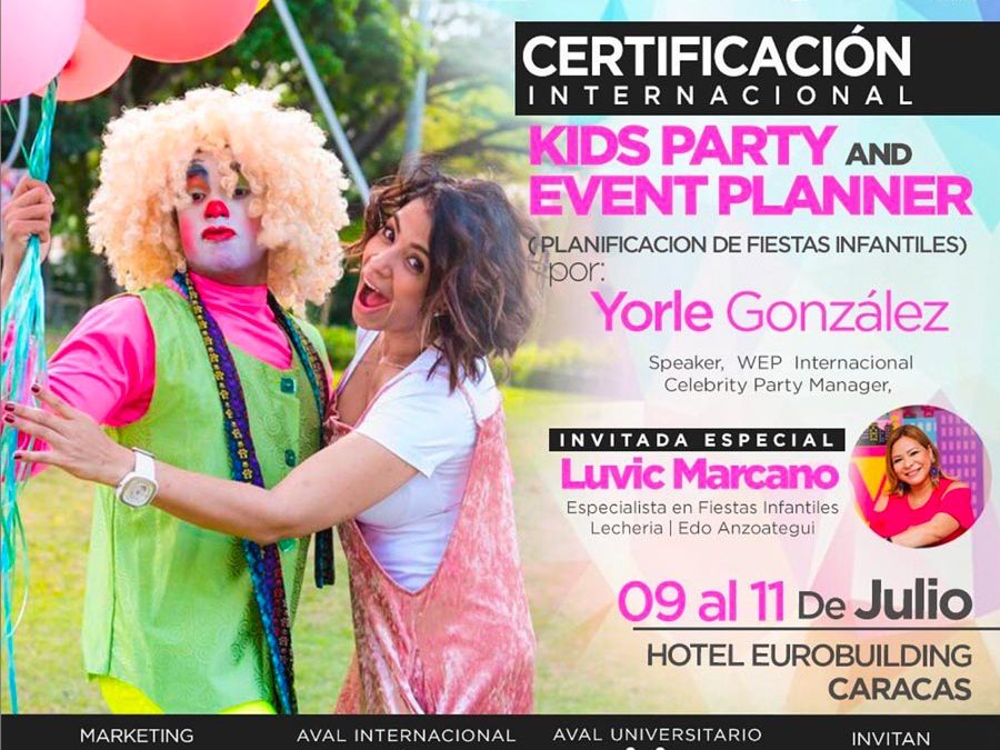 Certificación Internacional Kids Party & Event Planner